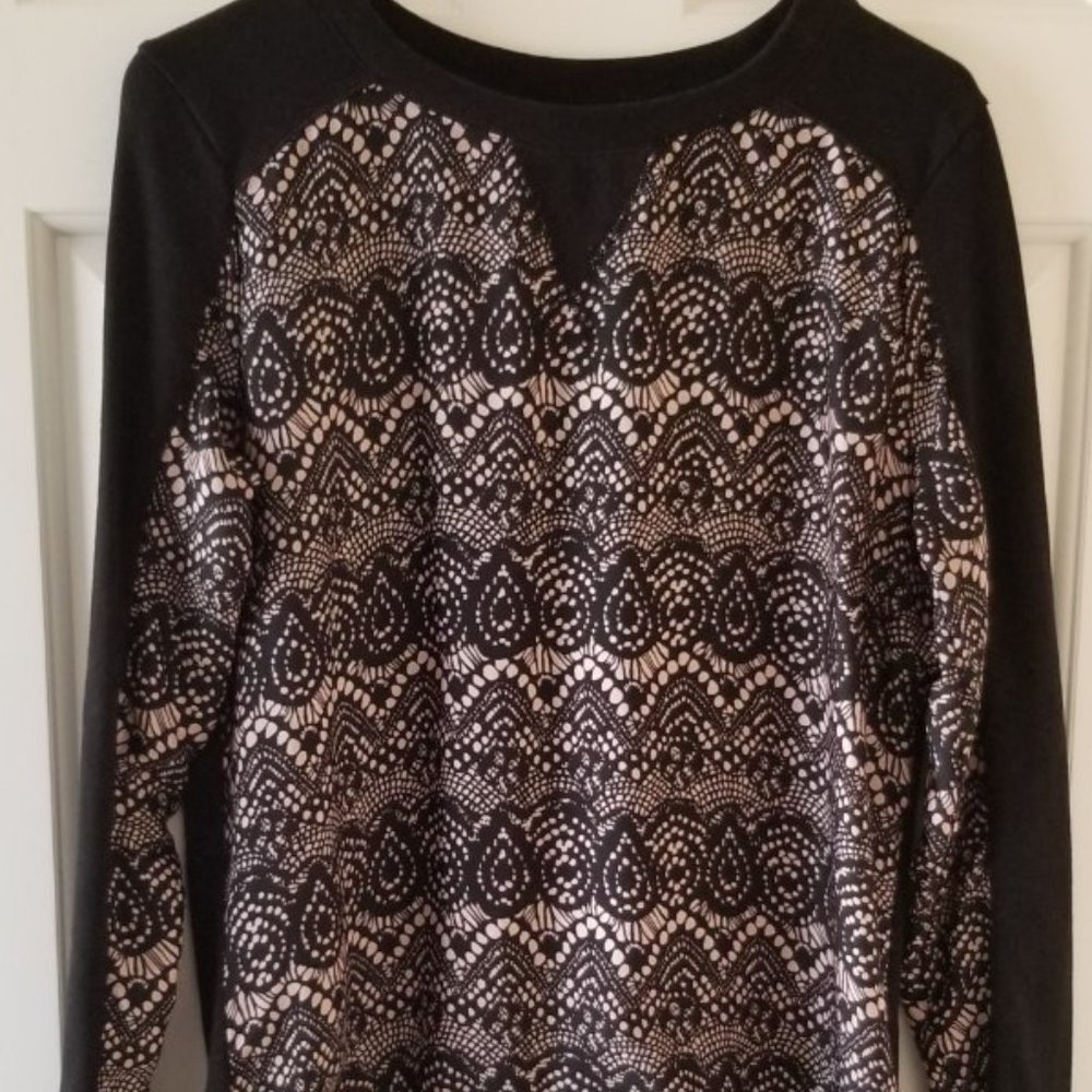 Mossimo Black/Pink Shirt